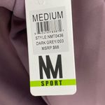 Nicole Miller  SPORT NWT Scuba Activewear Crew Neck Sweatshirt Purple Size Medium Photo 5