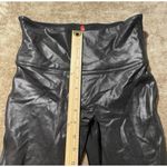 Spanx  Leggings Womens Medium Faux Leather Black Mid Rise Halloween Grunge Pants Photo 5