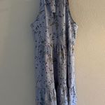 A New Day Light Blue Floral Halter Dress Photo 4