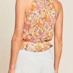 Veronica Beard 100% Silk Kailani Top in Stone Garden Floral Size 0 Photo 1