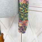 Gabrielle Union Marled Rainbow Knit Shrug Sweater Long Sleeve Multicolor Medium Photo 5