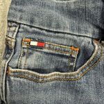 Tommy Hilfiger VTG Jeans Y2K Womens 34x28 Straight Floral Embroidered Blue Denim Photo 4