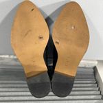 1. State  Leather Slingback Booties Womens 7.5 Black Block Heel Strappy Open Shoes Photo 7