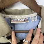 Bugle Boy Vintage‎  Striped Polo Tan Size M Photo 3