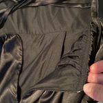 Women’s Black Full Length Prom Party Dress Criss Cross Back Small Train Size 12 Photo 10