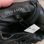 Dynamite  bare wide leg satin jumpsuit Photo 7