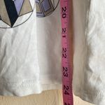 Tory Burch Keaton Tee T Shirt Orange Geometric S all cotton Photo 9