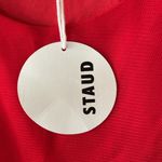 STAUD  Cherry Red Organza Mini Dress NWT Photo 4