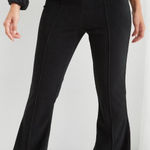 Aerie  Ribbed Velour Corded Groovy Flare Leggings Pants Black XS Photo 0