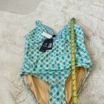 Talbots x Cabana Life Palapa Embroidered One Piece Geo Swimsuit Photo 9