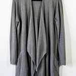 Barefoot Dreams ‎ gray open front cardigan sweater Photo 0