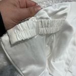 Strapless Mini Wedding Homecoming Prom Formal Dress Floral Lace No Label XS White Photo 10