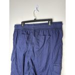 Woman Within  Womens Plus Size 18W Cargo Pants Convertible Hem Blue Embroidered Photo 9