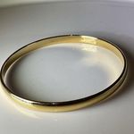 Monet Gold Tone Bangle Bracelet Photo 3