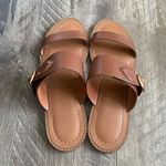 Coach NWB  Harlow Sandal Brown Leather 7.5 Photo 1