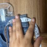 Chico's  women’s Blue boho Jeans with Yellow Floral Embroidery size 10 Photo 4