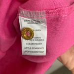 Ellen Tracy Pink Linen Gold Buttons Zipper Sz XL Photo 6