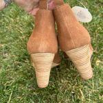 Caslon Willa Tan Suede Wedge Ankle Bootie NEW Womens 10 Water Resistant 3" Heel Photo 3