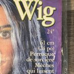 Witch Wig with Glow in the Dark Streaks 24” Black Photo 2