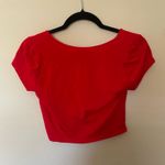 Bozzolo Red  Crop Top Photo 2