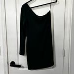 Reformation NWOT  Yara One Shoulder Mini
Dress in Emerald Green Size L Photo 5