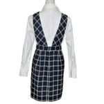 Venus Women's Black White One Piece Button Down Back Zip Twofer Dress Sz 6 Photo 2