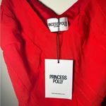 Princess Polly NWT LARS MINI DRESS - RED - Size 0 Photo 9