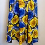 Mangishi Doll Zahara Maxi Dress in Yellow Swirl Blue Size 10 Photo 6