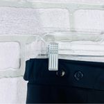 Betabrand Black Straight Leg Zipper Pocket Adjustable Waist Pants Size M Photo 4