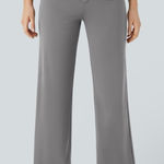 Halara  DayStretch High Waisted Straight Leg Pants – Large Petite – Gray Photo 0