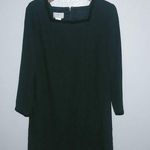 Talbots  10P Black Long Sleeved Dress Funeral Petite Photo 0