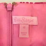 Lilly Pulitzer  Stunning Silk/Cotton Blend Pink Print Strapless Fully Lined Dress Photo 1