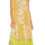 Free People  Hanalei Bay Dress in Yellow Combo Small Photo 5