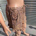 Skylar + Madison Leopard Paperbag Waist Shorts Photo 6