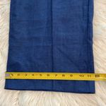 CHAPS  Cropper Trouser Pants size 14 color blue linen pants inseam 23” Photo 7