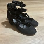 Charles by Charles David Charles by Charles Black Suede Triple Strap Mary Jane Block Heel Shoes 7.5‎ Photo 3