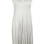 Elan Striped Asymmetrical Multi Look Dress and Skirt
White Gray Size Medium Photo 0