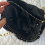 Black Faux Fur Crossbody Purse Photo 2