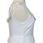 Lulus Lulu’s White Eyelet Lace Square Scoop Neck Sleeveless Sundress Women's Size XL Photo 6