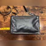 Henri Bendel ‎ Vintage Black Leather Purse OS Photo 12