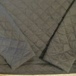 GapFit Quilted Mockneck Sweatshirt size Large Black Photo 7