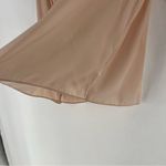 Ramy Brook Winnie Lace Panel Blouse Long Sleeve Tassel Tie Neck Ballet Pink Photo 4