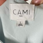 Cami NYC  Silk Beaded Chain Strap Cowlneck Shallon Slip Dress L Candy Ombre Photo 8