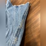 GRLFRND  Ellie One Shoulder Denim Mini Dress Size XS Photo 8