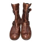Paul Green  Emerson Brown Leather Moto Boots Women’s UK size 6 US size 8.5 Photo 1