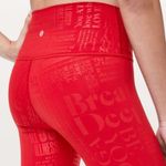 Lululemon Wunder Under HR 7/8 20YR 25” Color; 20YR Manifesto DRK Red Size 2 Photo 3