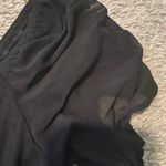 Missguided  black short puffy mesh sleeve mini dress Photo 4