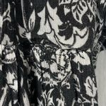 Celina moon square neck black & white floral flowy midi cottagecore dress Size L Photo 8