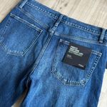 Silver Jeans NWT  Frisco Straight Leg Jeans Sz 30 High Rise Dark Wash Distressed Photo 12