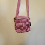 Comely Pink Ribbon NEW NWT Purse Adjustable Straps Buckle Small Chic Unique Photo 6